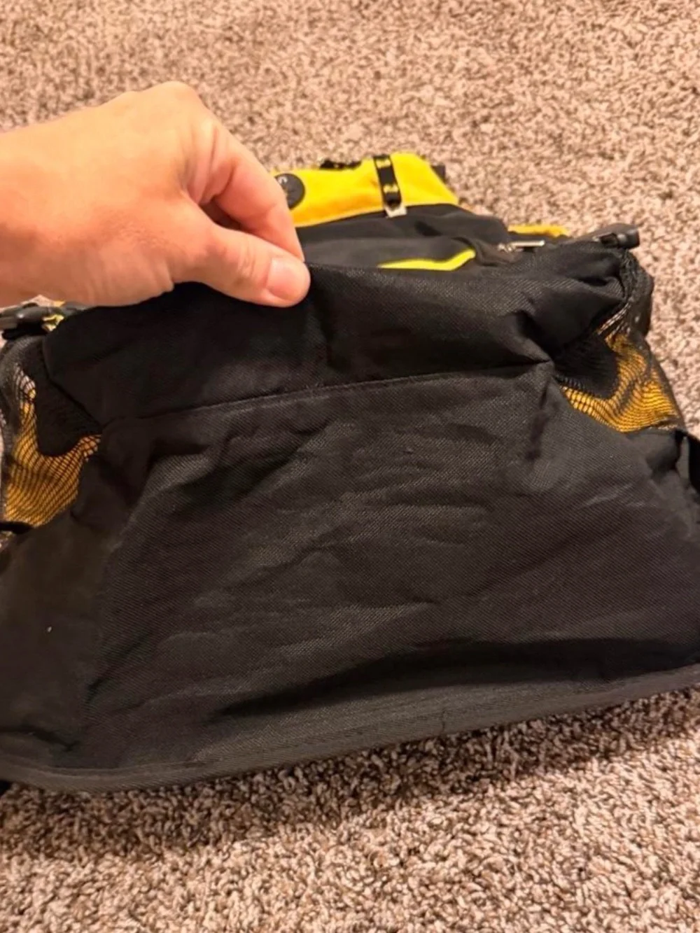 Carhartt Black and Yellow Workday Backpack